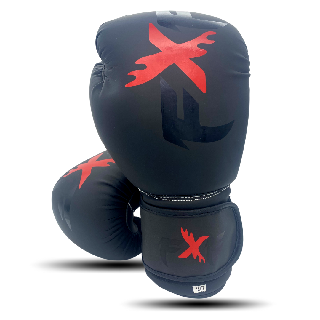 FXF Sports Leather Punch Mitts boxing bag gloves for training combative sports Sparring Mitts, Perfect gloves for punching boxing, kickboxing, punch bags and focus pads Thai pad punching Red
