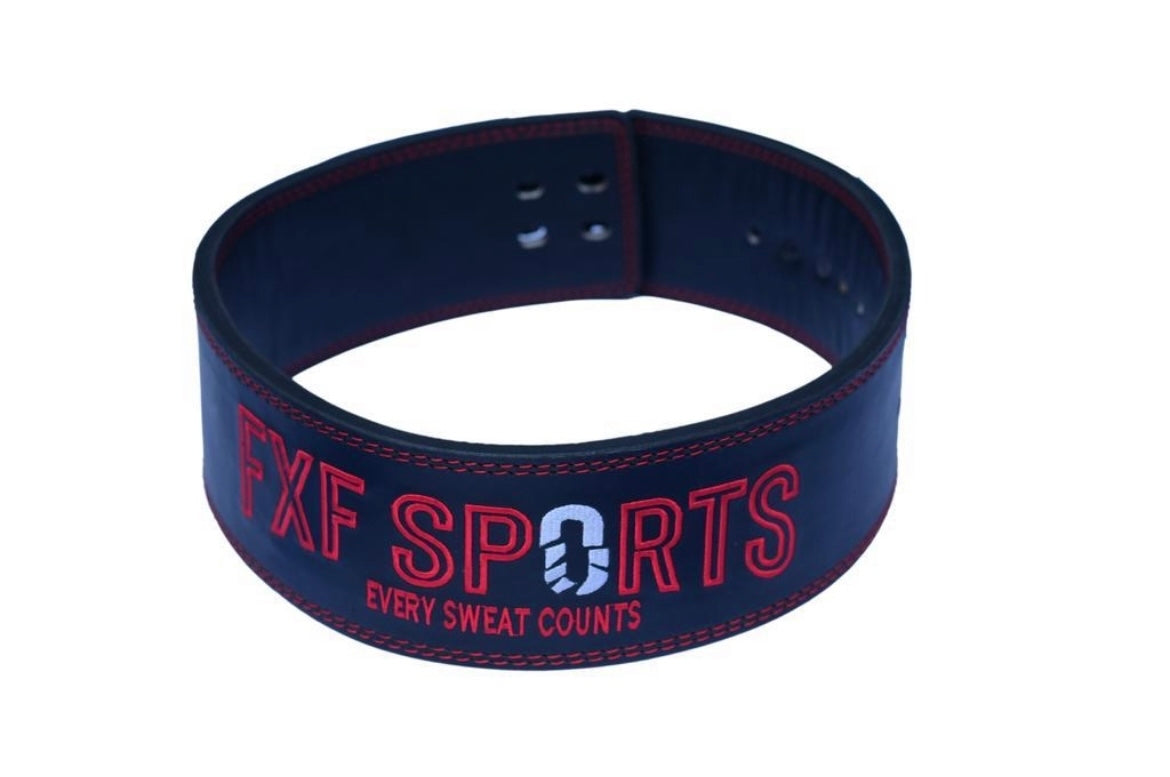 FXF Sports Lever Buckle Gym Training Leather Belt