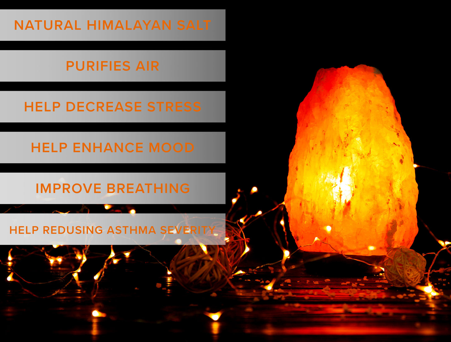 FXF Sports  1-4KG Salt Lamp | Premium 100% Natural Himalayan Salt Lamp Hand Crafted Wooden Base Salt Lamps Himalayan | Pink Salt Lamp | Bedside Lamp | Rock Salt Lamp Night Light Crystal Lamp SAD Lamp