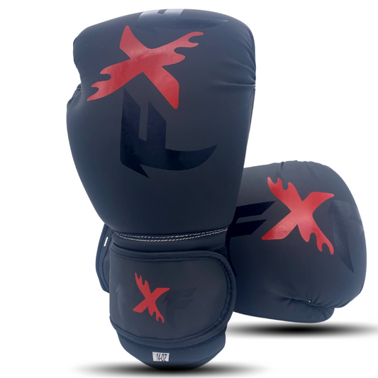 FXF Sports Leather Punch Mitts boxing bag gloves for training combative sports Sparring Mitts, Perfect gloves for punching boxing, kickboxing, punch bags and focus pads Thai pad punching Red