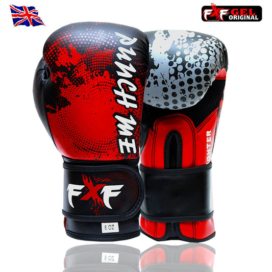 FXF Sports 1 Kids Junior Boxing Gloves Youth Sparring Training Mitts Punching Bag MMA 6-oz Muay Thai Kick