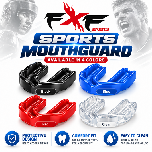 FXF Sports Mouth Guards/Gum Shield Sports Mouthguard Boxing, MMA, Rugby, Muay, Thai, Hockey, Judo, Karate, Martial Arts Outdoor Sports